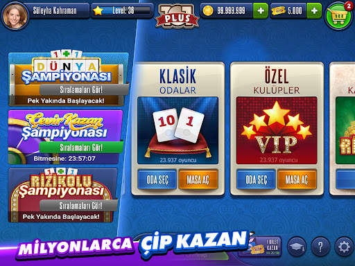 101 Yüzbir Okey Plus screenshot 9