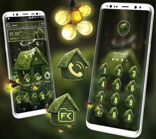 Green Forest  House Launcher Theme screenshot 4