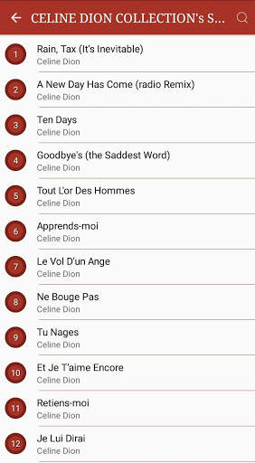 All Celine Dion Songs Lyrics screenshot 2