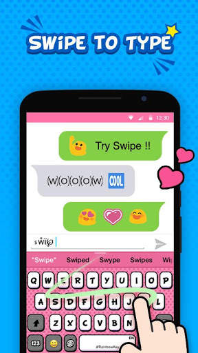 Sweetie Pop Art Keyboard Theme - Emoji & Gif screenshot 4