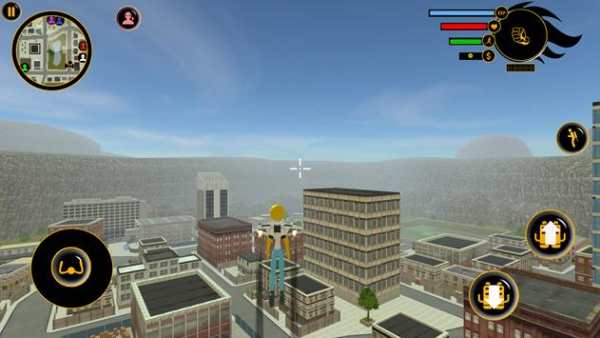 Jetpack Stickman Simpso Rope Hero screenshot 1