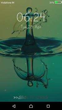 Water Drop - Lock Screen Pro screenshot 3
