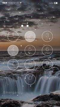 Waterfall Firefly Lock Screen screenshot 4