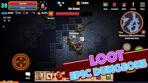 Pixel Knights Online 2D MMORPG MMO RPG screenshot 6