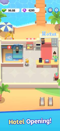 My Mini Hotel: Idle Game स्क्रीनशॉट 1