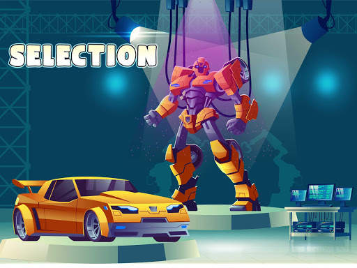 Grand Robot Car Iron Factory Maker Game screenshot 12