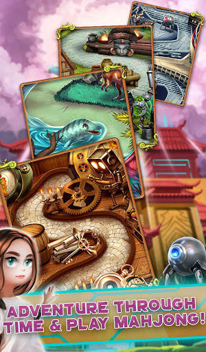 Mahjong New Dimensions - Time Travel Adventure screenshot 1