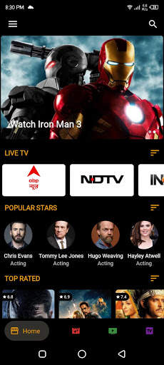 Movieflix: Free HD Movies, Web Series & Live TV screenshot 1