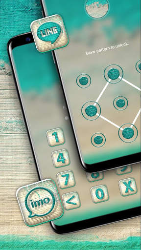 Khadi Texture Aqua Launcher Theme screenshot 5