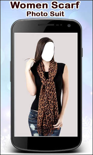 Women Scarf Photo Suit New screenshot 4