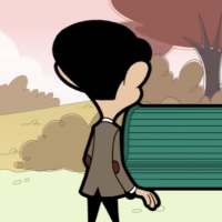 Super Mr Bean Game Driving Run logo