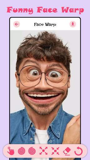 Funny Face Warp: Face Changer screenshot 2