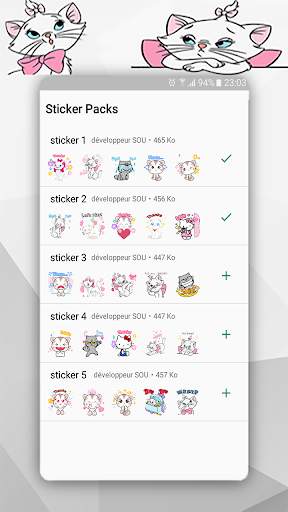Cute Cat Stickers For Whatsapp screenshot 4