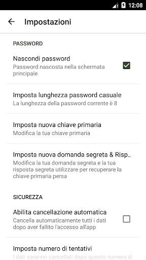 Armadietto Password e Manager screenshot 3