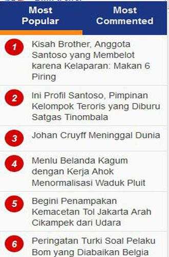 Detik Viva Tribun News screenshot 7