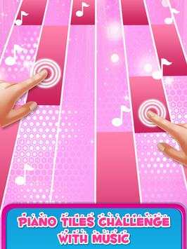 Magic with Pink Piano Tiles : Music Game screenshot 2
