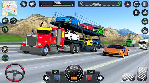 kereta pengangkut lori pemandu screenshot 1