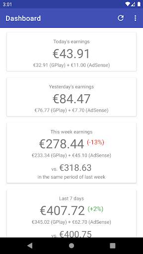 My app earnings (for AdMob and Developer Console) screenshot 4