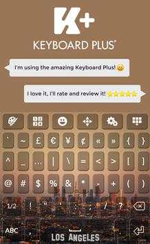 Los Angeles Keyboard Theme screenshot 5