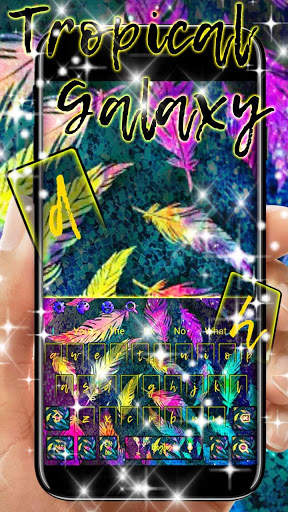 Tropical Galaxy Keyboard screenshot 1