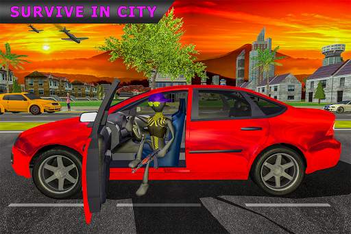 Panther Stickman Rope Hero City Crime Survival स्क्रीनशॉट 11