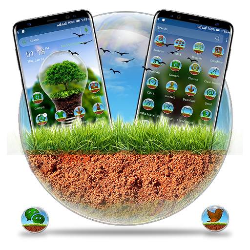 Nature Bulb Launcher Theme 1.3