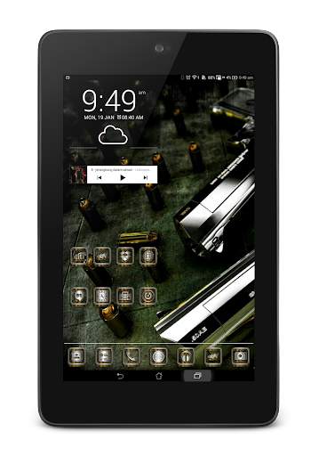 SilverGold 3D Icon CM&Launcher screenshot 15