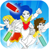 Superhero Girls Coloring Game icon