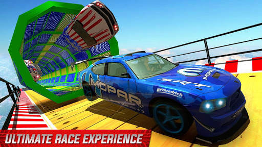 Impossible Mega Ramp Sports Car Stunt Drive screenshot 3