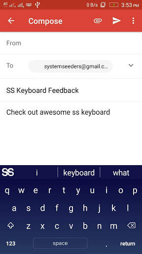 SS Keyboard स्क्रीनशॉट 2