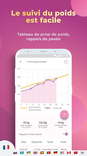 Calendrier de grossesse: Le suivi de ma grossesse screenshot 7
