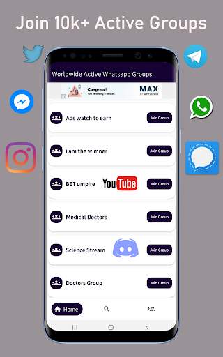 Join Active Social Media Group screenshot 2