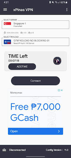 xPinas VPN (Unlimited VPN) screenshot 1