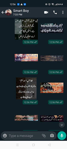 Urdu Poetry Stickers for WhatsApp screenshot 6