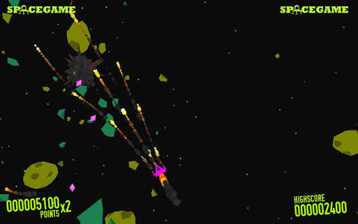 Power Shooter! 3D asteroids space game screenshot 2