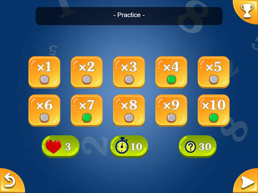 Tabliczki mnożenia i dzielenia. Trening. screenshot 8