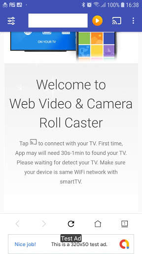 Video Web Cast to TV: Chromecast, Roku, FireTV, LG screenshot 1