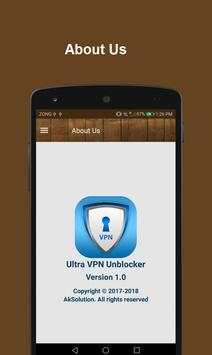 Ultra VPN Unblocker screenshot 5