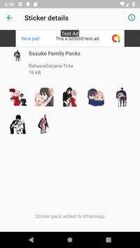 Sasuke and Sakura Family Sticker for WA screenshot 6