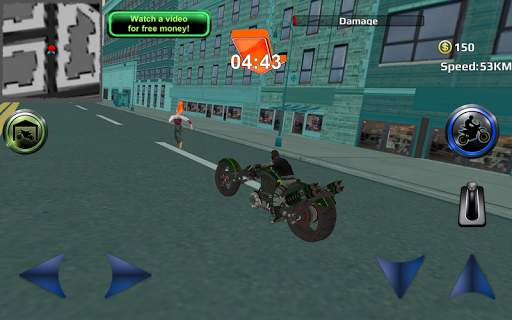 Cảnh sát Sci Fi Bike Rider 3D screenshot 4