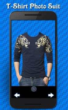 Men T-Shirt Photo Suit screenshot 4