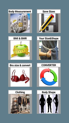 clothes size screenshot 1