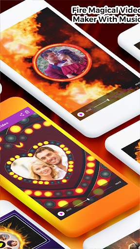 Fire Magical Video Maker With Music screenshot 2