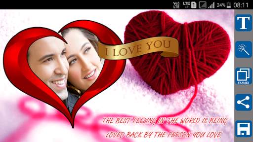 Lovers Photo Frames screenshot 1