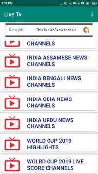 Live Tv screenshot 2