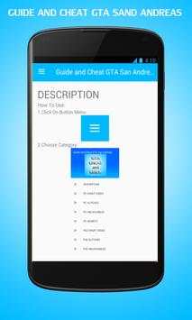 Guide & Cheat GTA San Andreas screenshot 1