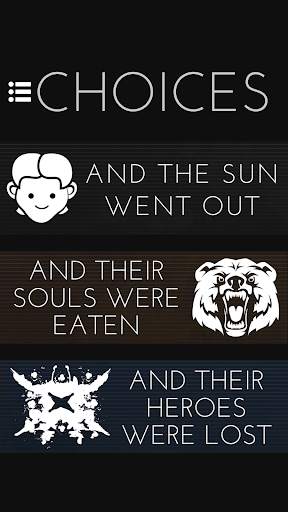 Choices That Matter - text based game screenshot 1