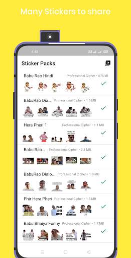 BabuRao Stickers for WhatsApp - WAStickerApps screenshot 5