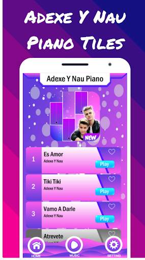 Adexe Y Nau 🎹 Piano Tiles screenshot 1