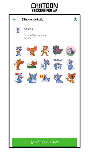 Funny Cartoon Stickers for WhatsApp screenshot 4